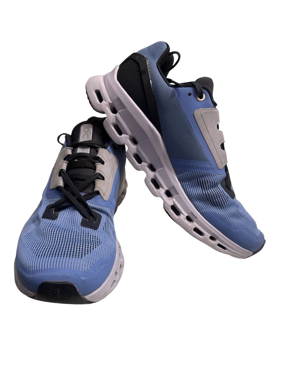 On Running Women's Blue and Black Cloudstratus Athletic Shoes